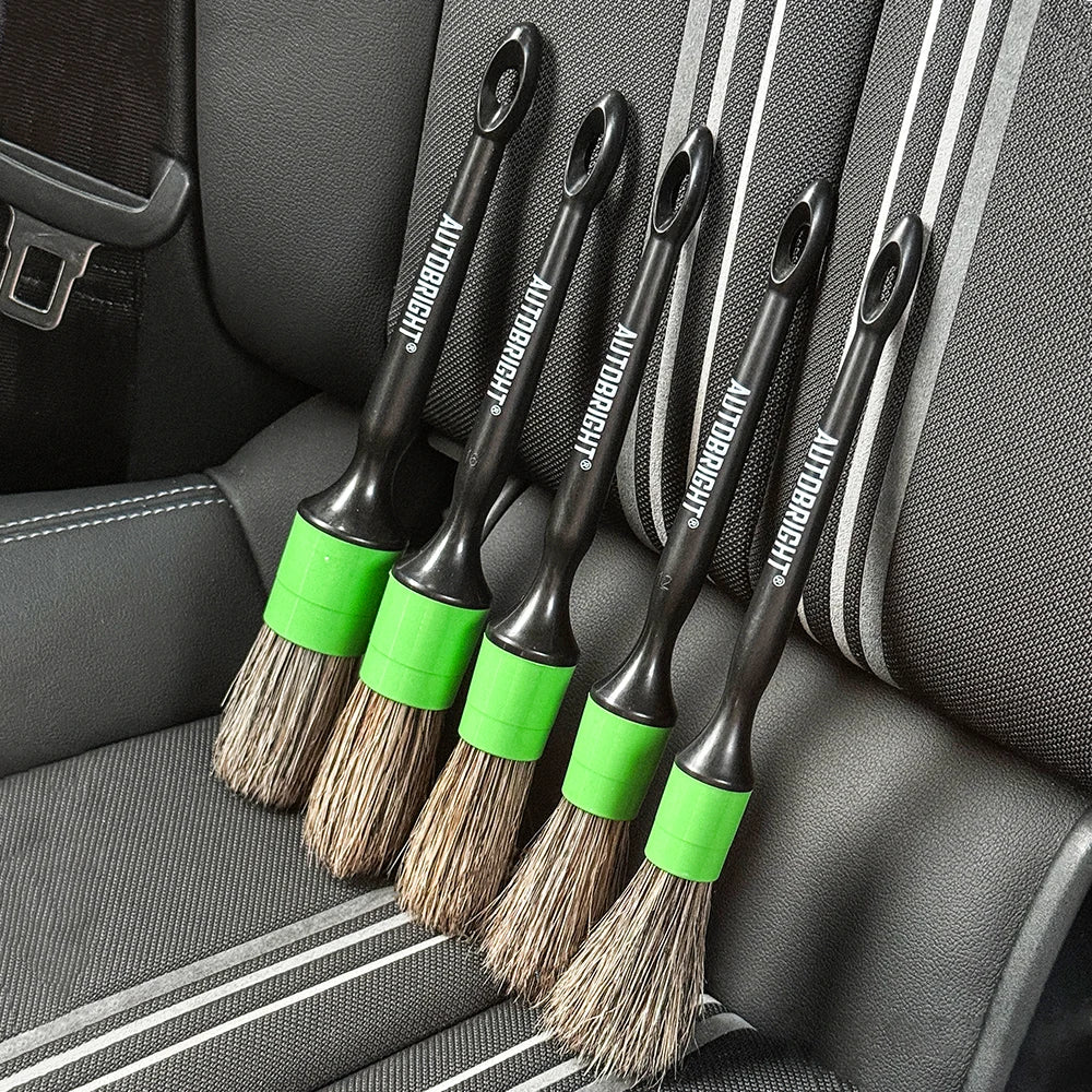 Soft Bristle Car Detailing Brush Set (5 Pack)