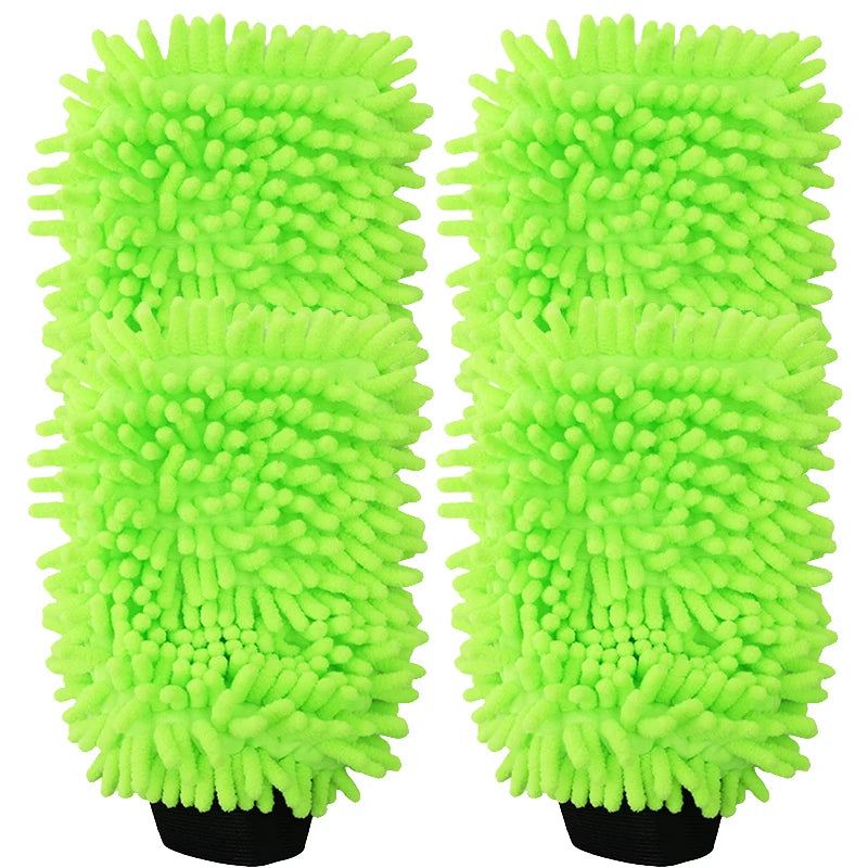 Non-Scratch Microfiber Cleaning Mitt for Cars