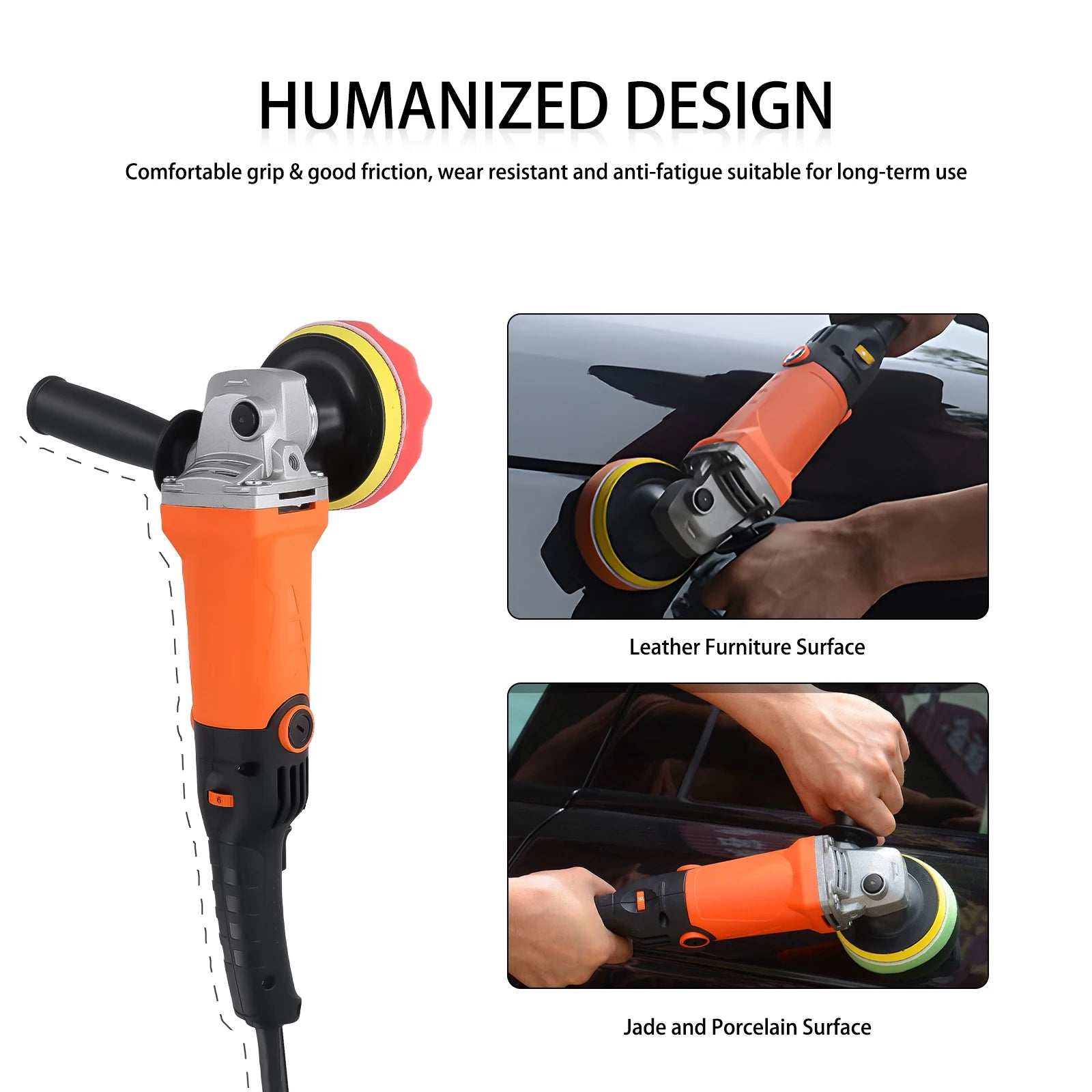 High-Power Rotary Car Buffer & Polisher