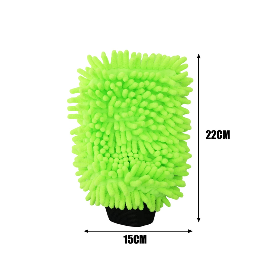 Non-Scratch Microfiber Cleaning Mitt for Cars